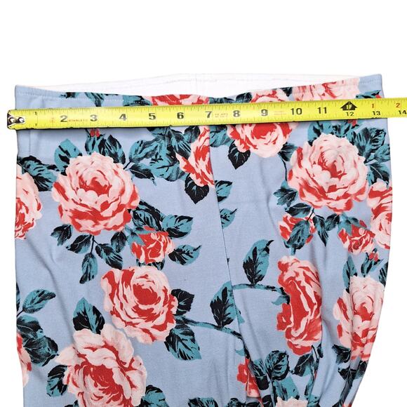 Show me your Mumu Bam bam bells cabbage rose floral print high rise flare pants - Picture 4 of 6